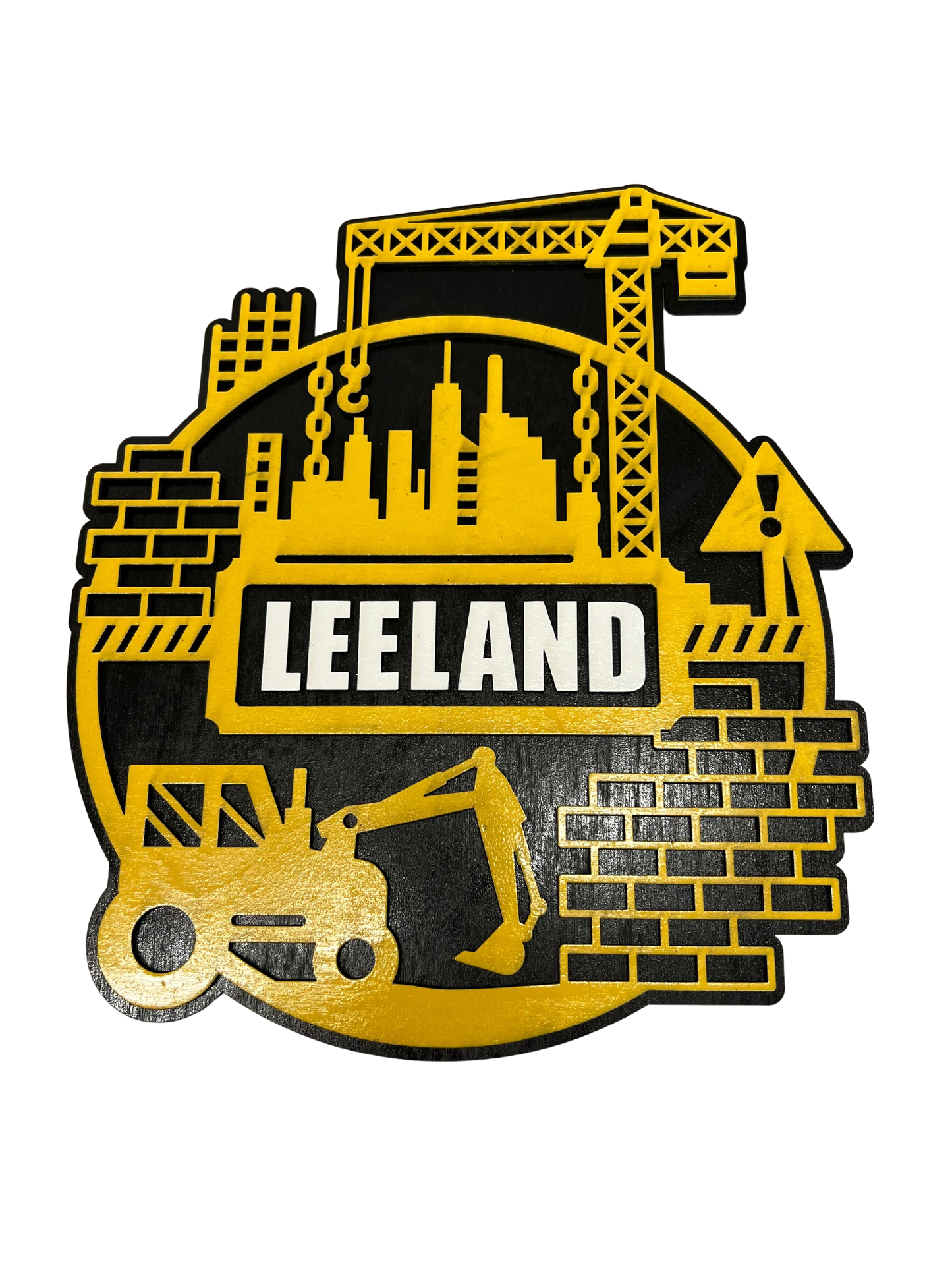 Construction Nameplate Sign
