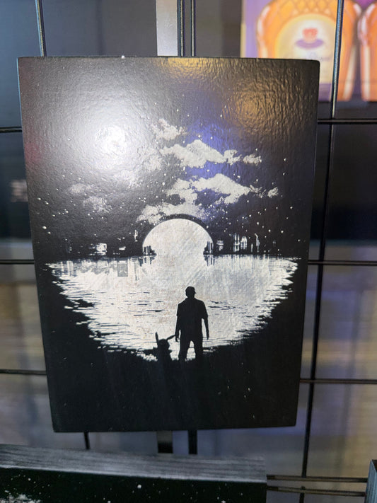 Engraved Wood Picture